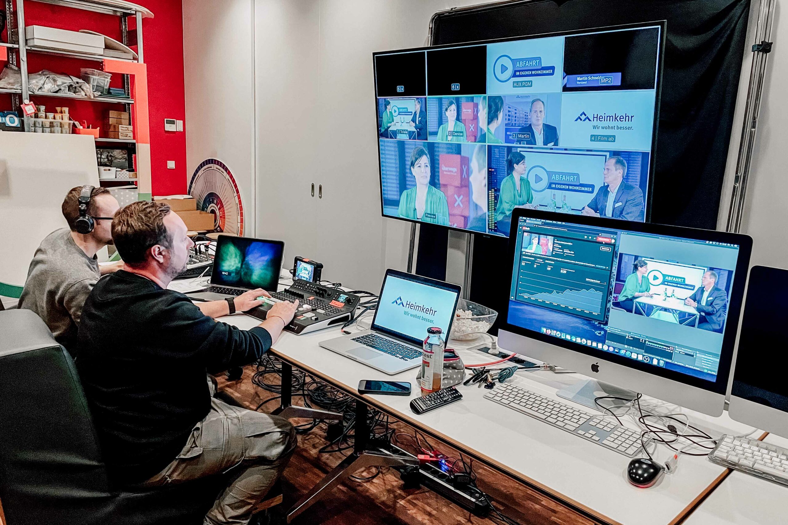 Heimkehr Vertreterrundfahrt Behind the Scenes überwegs Studio